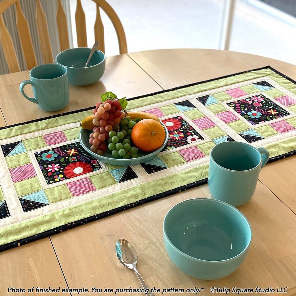 Fancy Windows Quilted Table Topper Pattern #584 - Tulip Square ...
