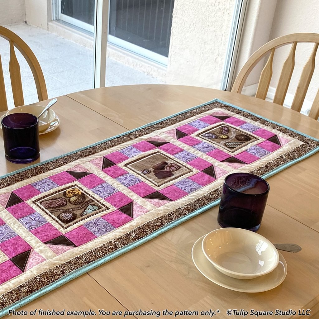 Fancy Windows Quilted Table Topper Pattern #584 - Tulip Square ...