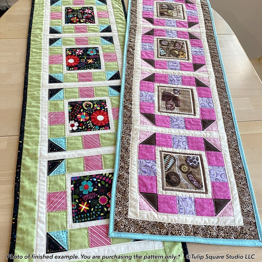 Fancy Windows Quilted Table Topper Pattern #584 - Tulip Square ...