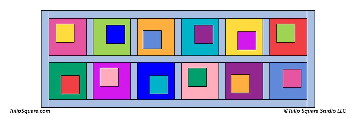 1+ 1 = 3 patterns - Tulip Square ~ Patterns for useful quilted goods