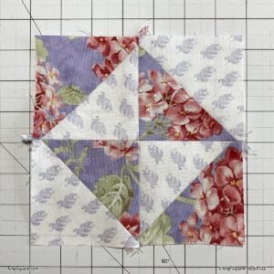 How to make disappearing half square triangles quilt blocks - Tulip ...