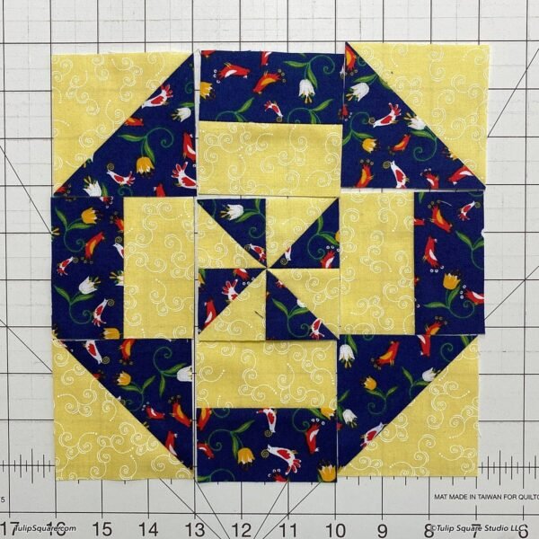 How to make disappearing windmills quilt blocks - Tulip Square ...