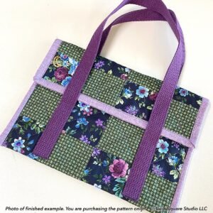 Flap Top Tablet Tote Quilted Bag Pattern