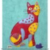 Cool Calico Cat Felt Appliqué Pattern