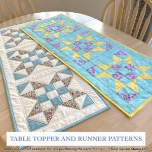 Quilted Table Topper and Runner Patterns