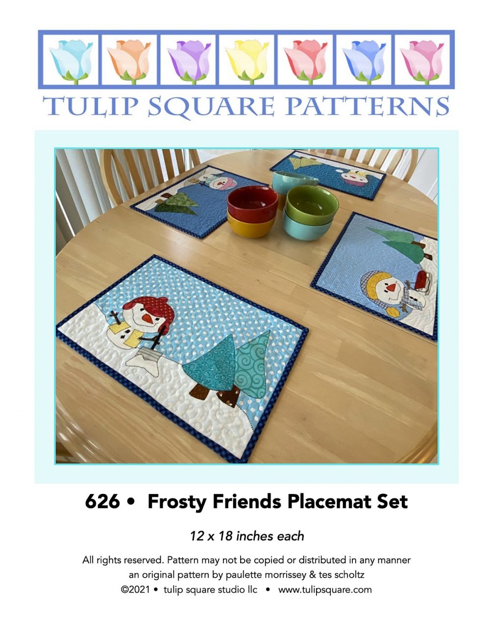 Winter Railway Quilted Placemat GFTOQM1323 main image 1