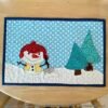 Frosty Friends Snowman Appliqué Winter Quilted Placemats Pattern #626 - Image 5