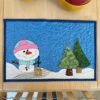 Frosty Friends Snowman Appliqué Winter Quilted Placemats Pattern #626 - Image 4