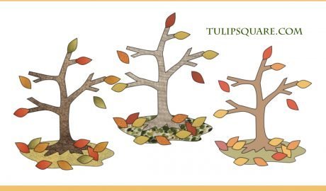 Free Four Seasons Appliqué Pattern - Autumn