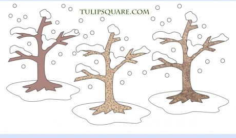 Free Four Seasons Appliqué Pattern - Winter