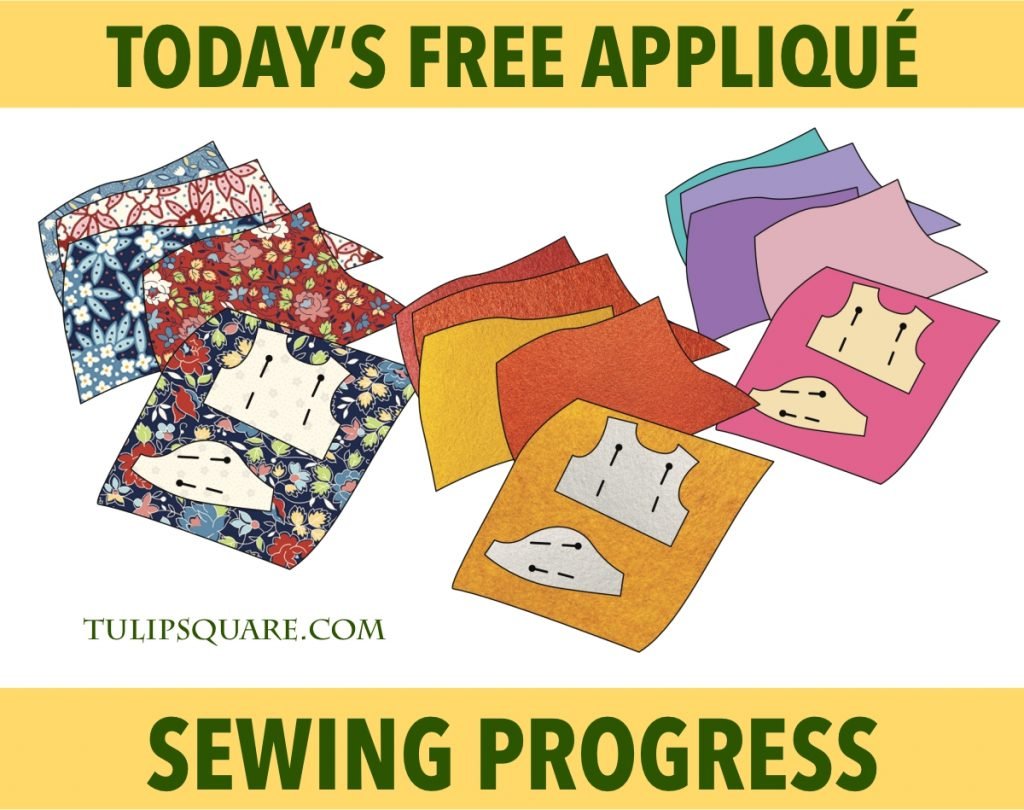 Free Appliqué Pattern - Sewing Room Project