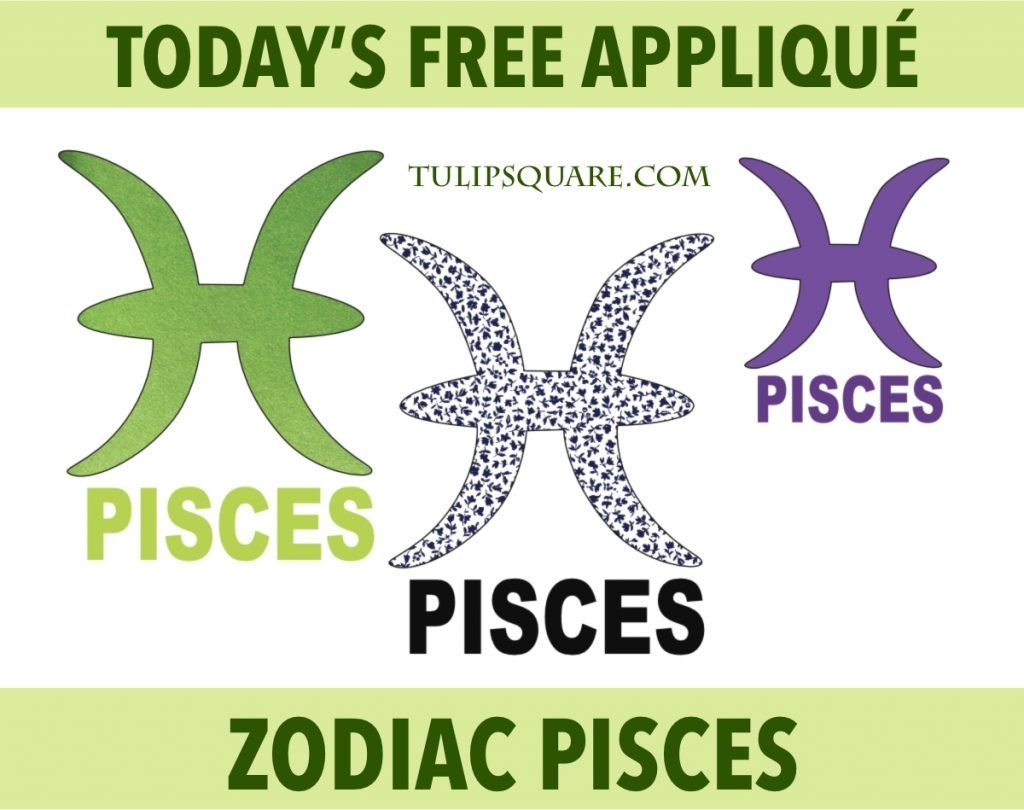 zodiac-pisces-appliqué-pattern