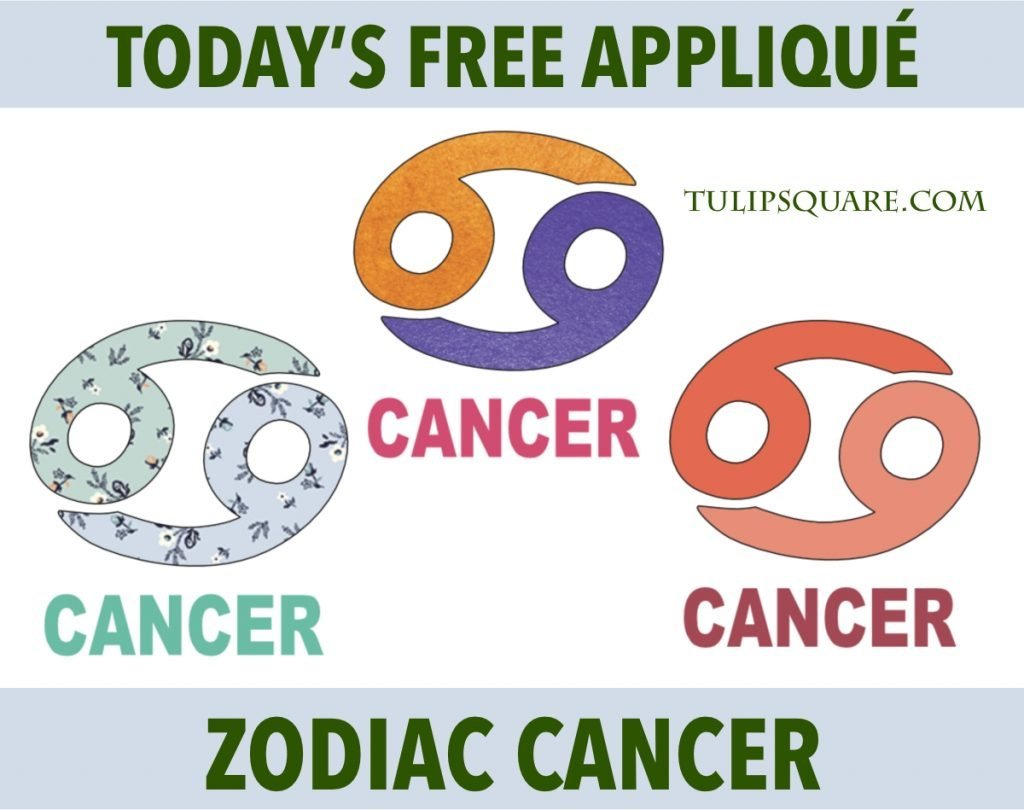 zodiac-cancer-appliqué-pattern