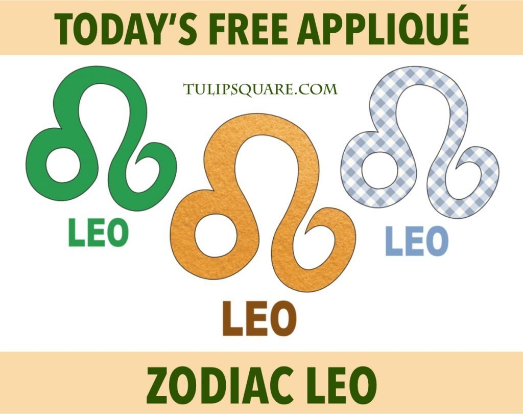 zodiac-leo-appliqué-pattern