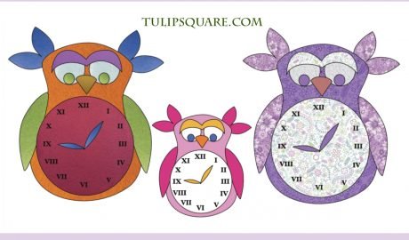 vintage-owl-clock-appliqué-pattern