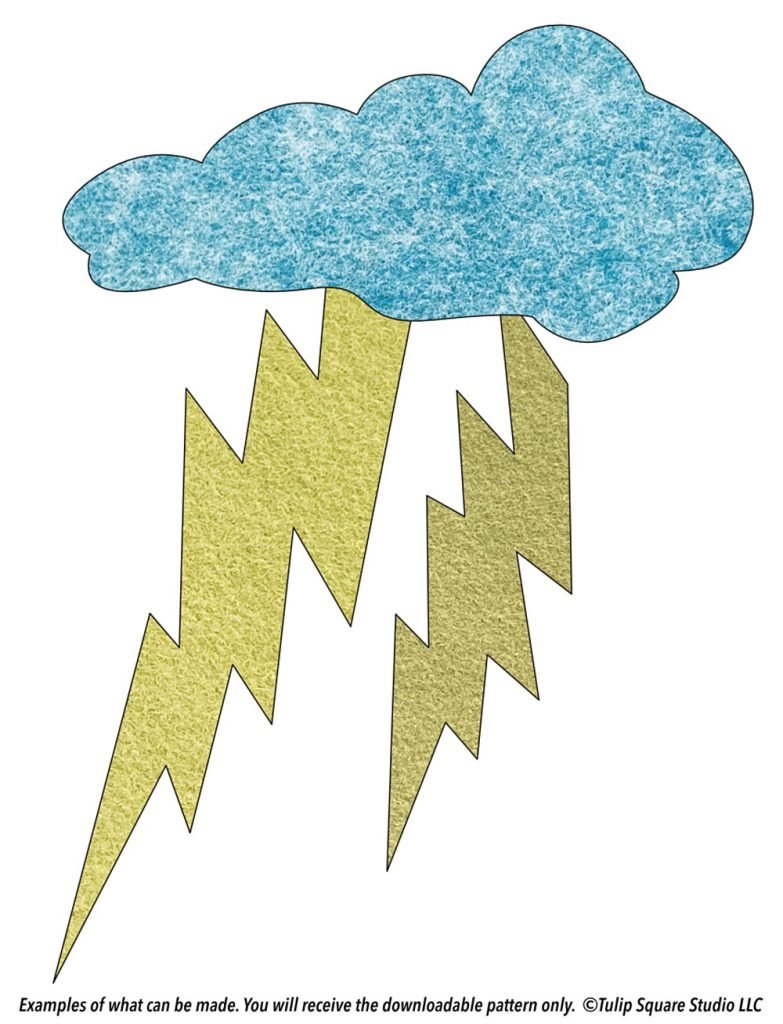 lightning-storm-weather-appliqué-pattern