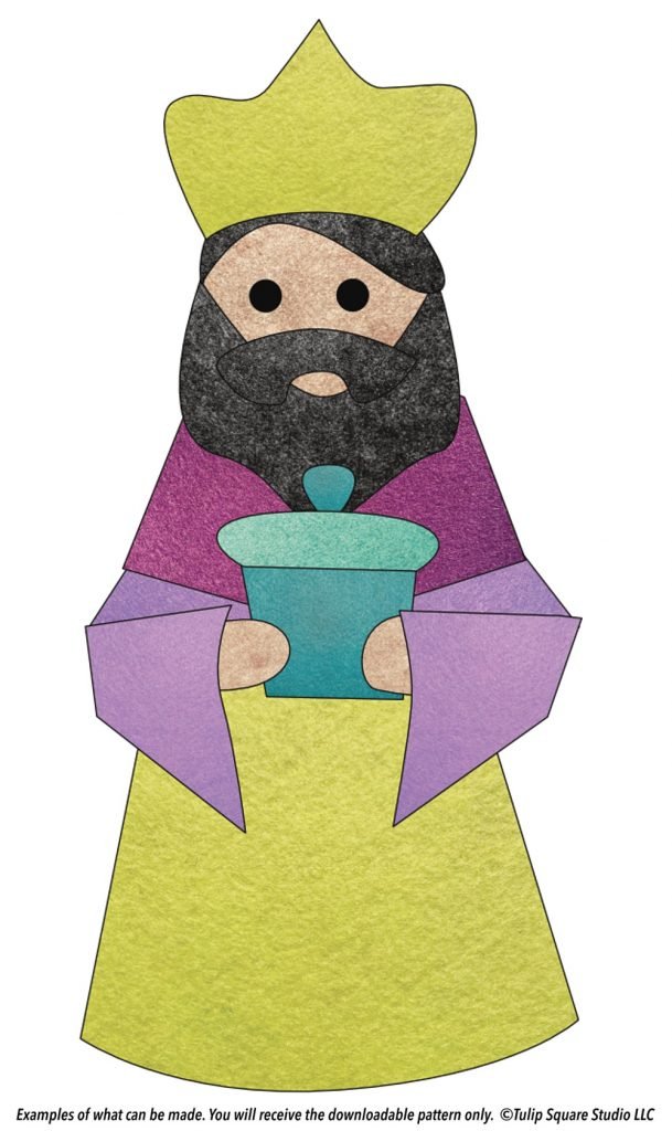 nativity-wise-man-free-appliqué-pattern