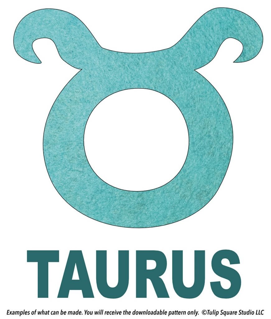 zodiac-taurus-appliqué-pattern