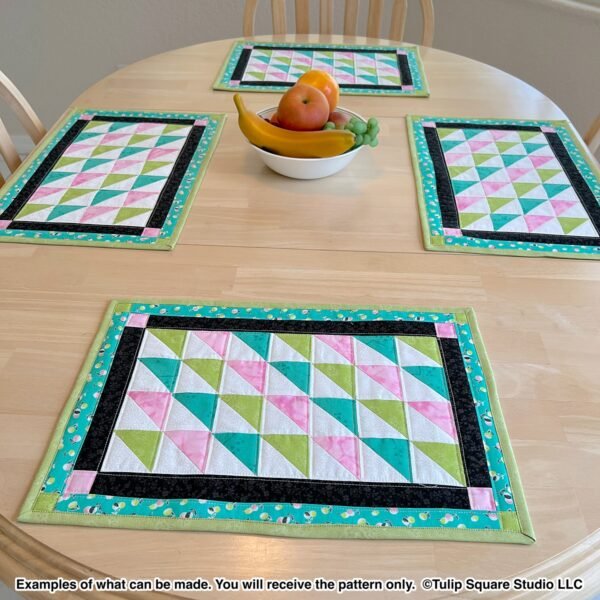 620 blizzard placemats pattern