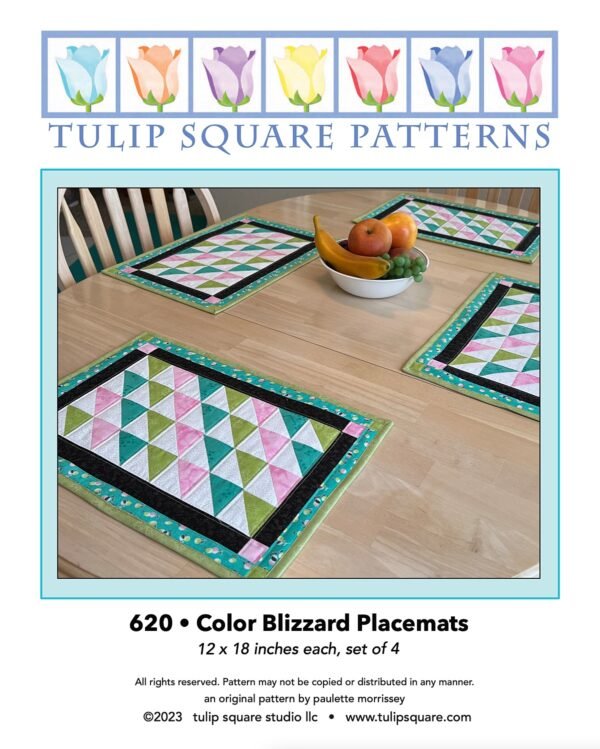 620 blizzard placemats pattern cover