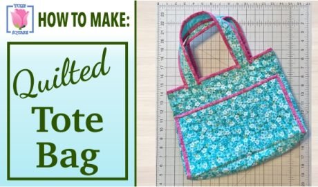 how to make a quilted tote bag