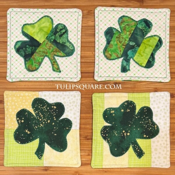 scrappy-shamrock-coasters