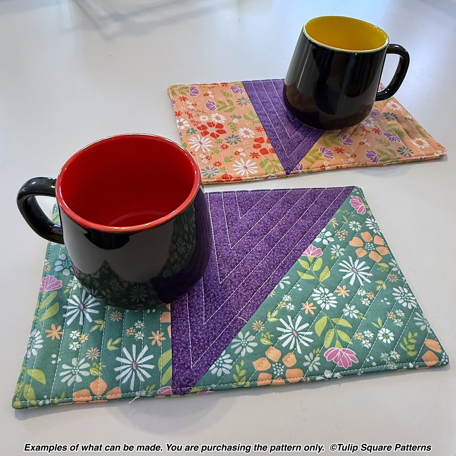 coffee and mug mats pattern examples