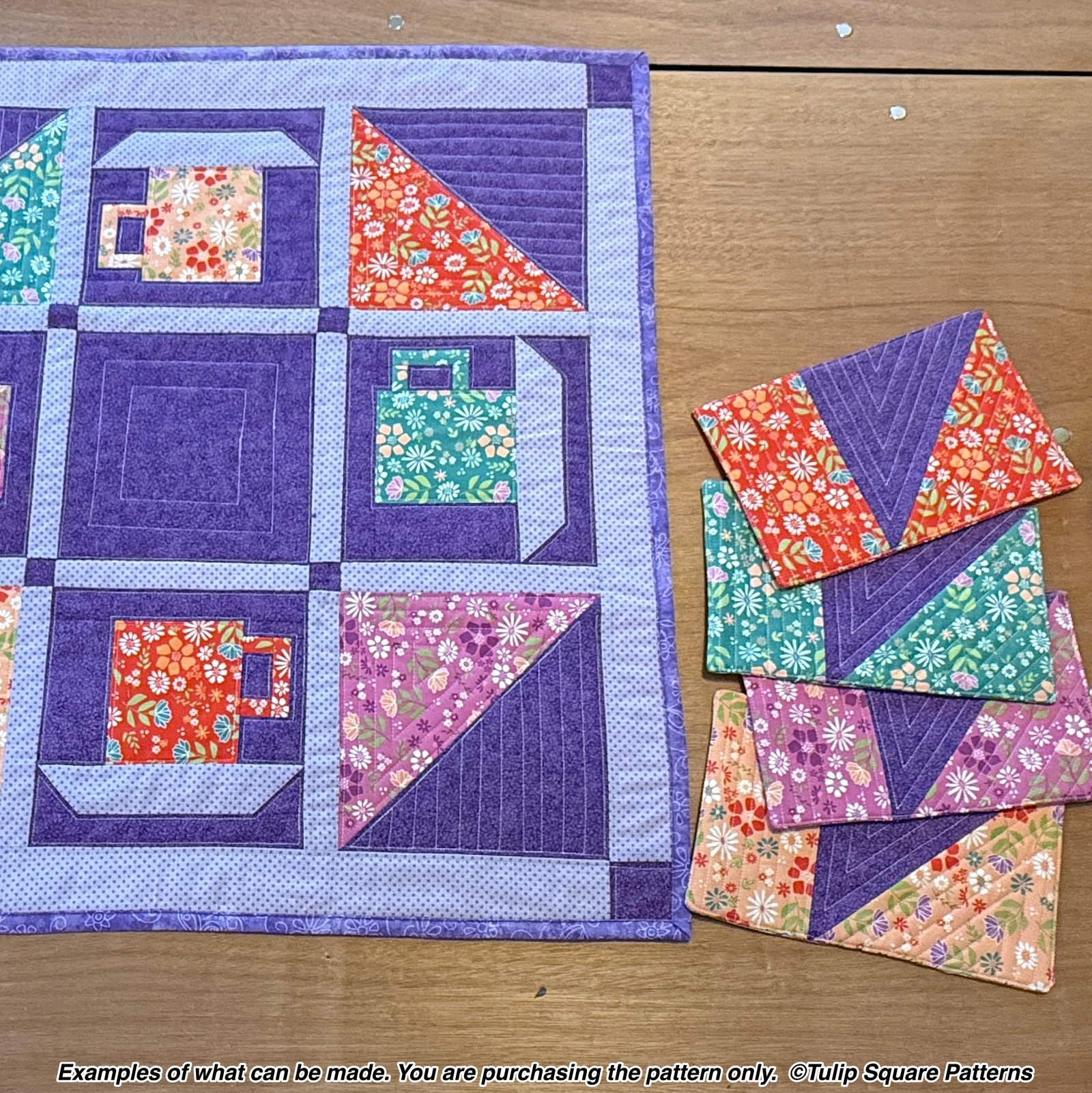 coffee and mug mats pattern examples