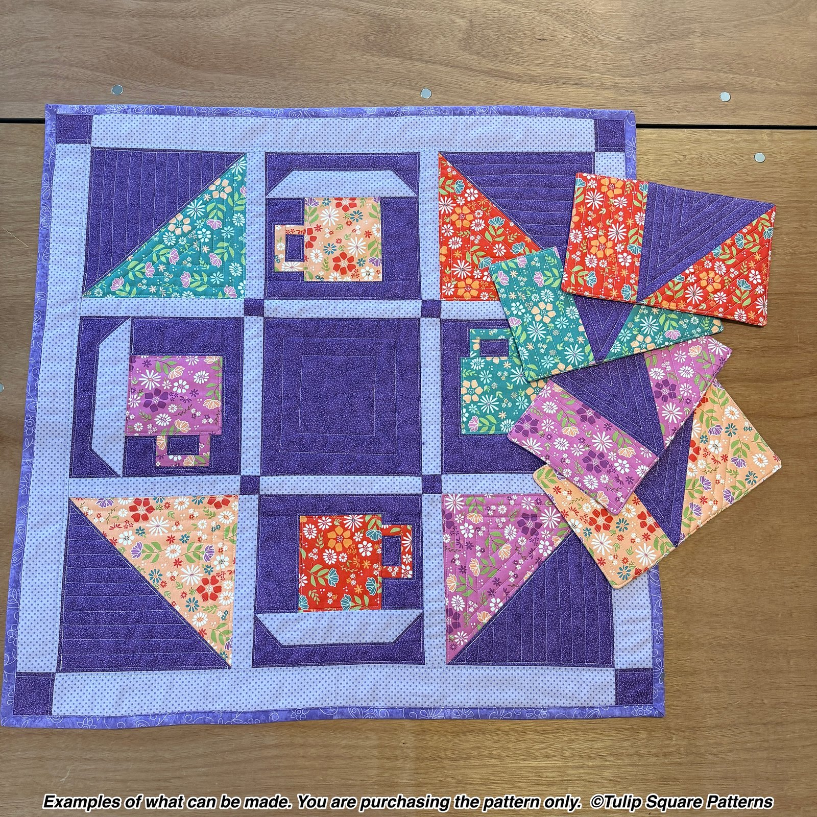 coffee and mug mats pattern examples