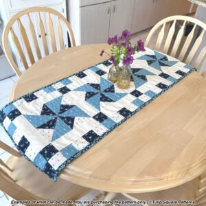 Spin Dance Quilted Table Runner Pattern