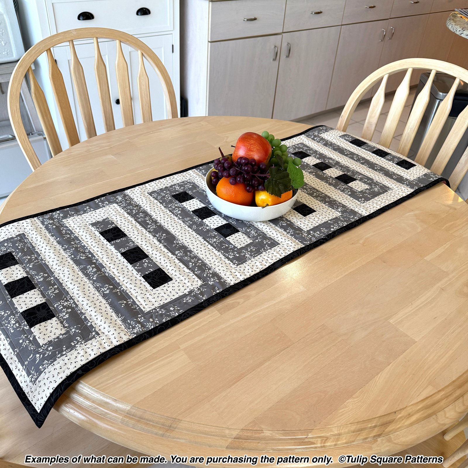 Elegant Lace Quilted Table Runner Pattern