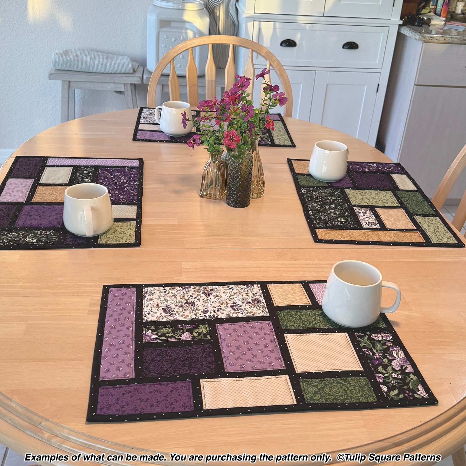 Cobblestone Path Quilted Placemat Pattern