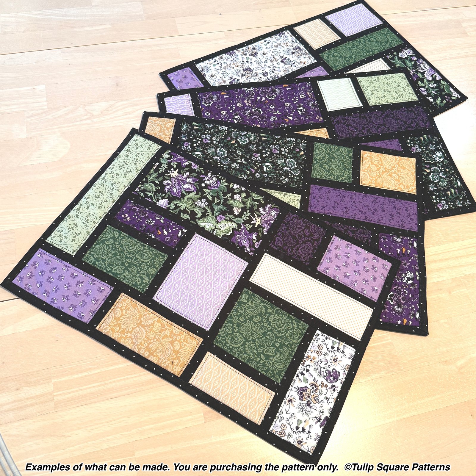 Cobblestone Path Quilted Placemat Pattern