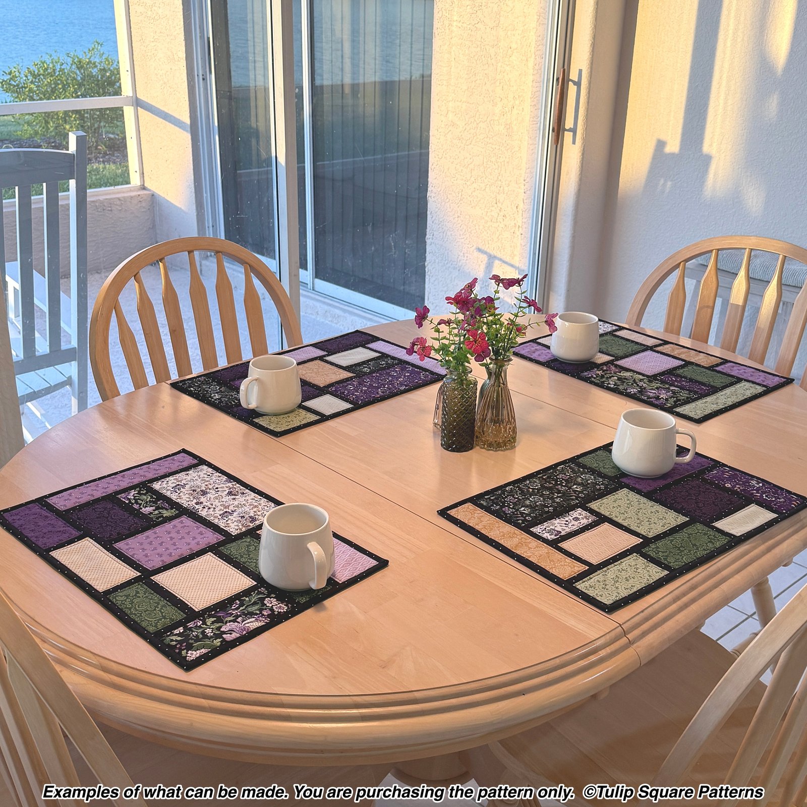 Cobblestone Path Quilted Placemat Pattern