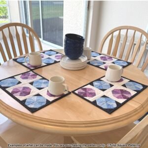 Sand Dollars Quilted Placemat Pattern