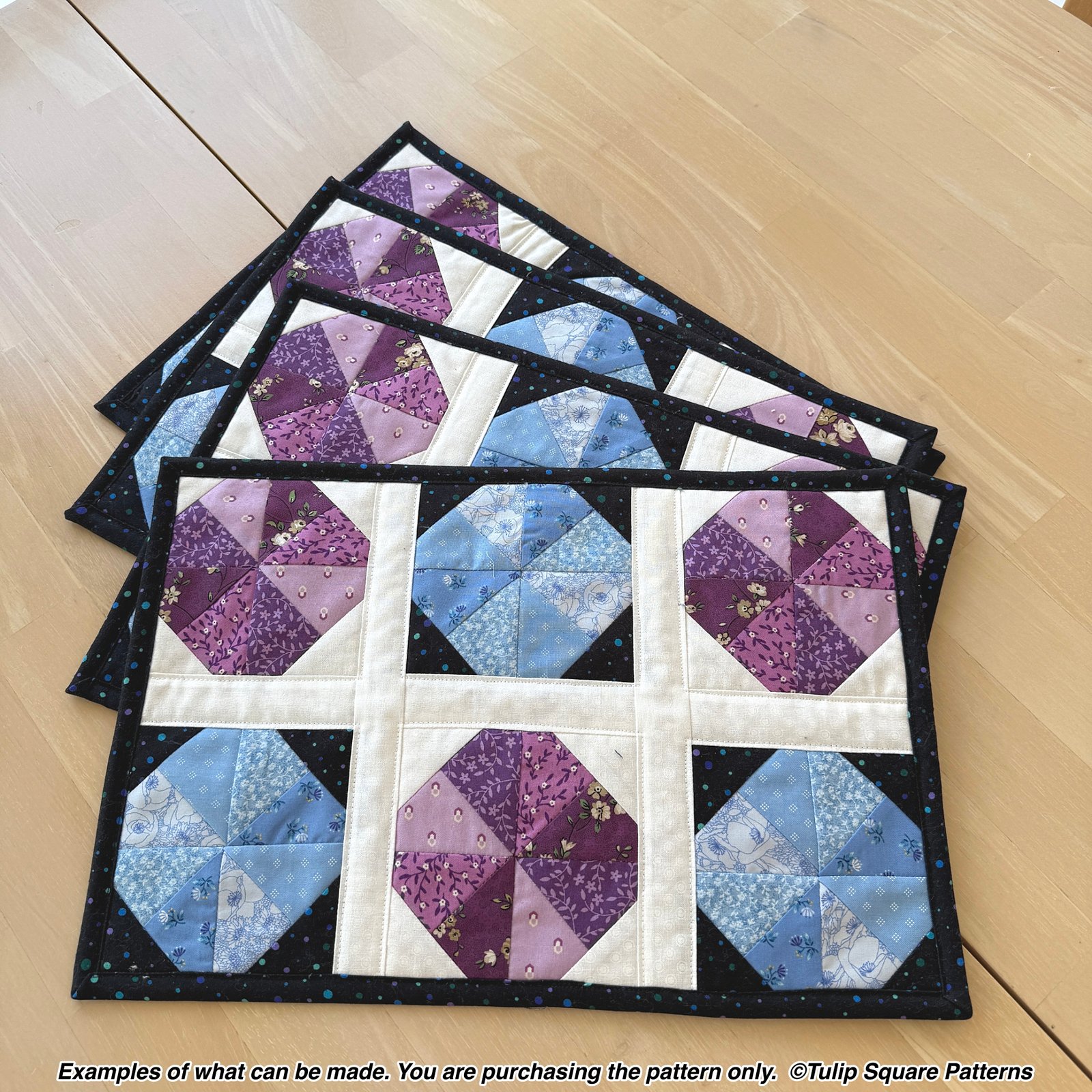 Sand Dollars Quilted Placemat Pattern