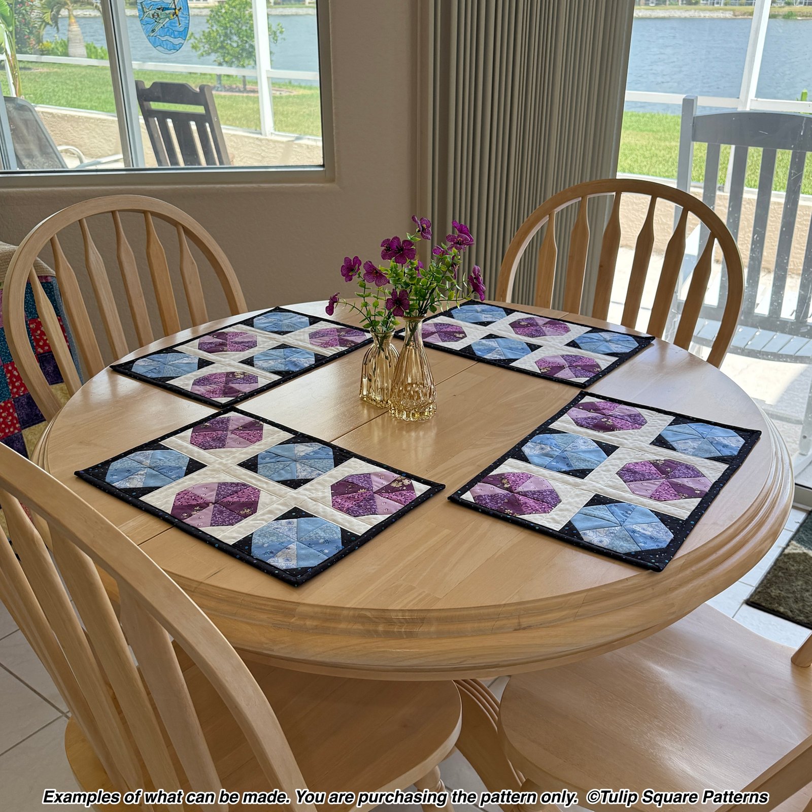 Sand Dollars Quilted Placemat Pattern