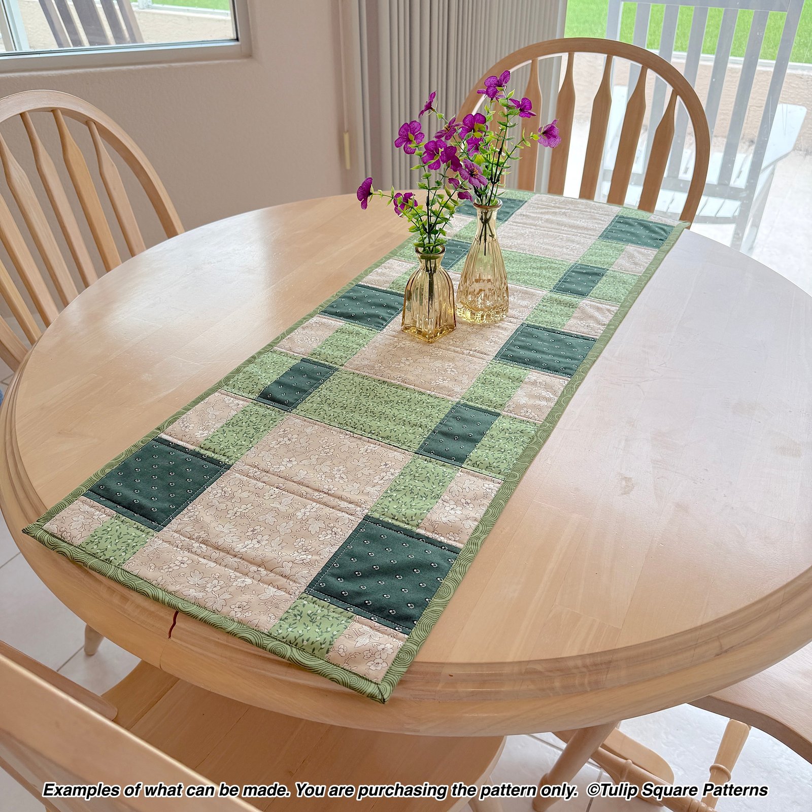Patchwork Picnic Quilted Table Runner Pattern