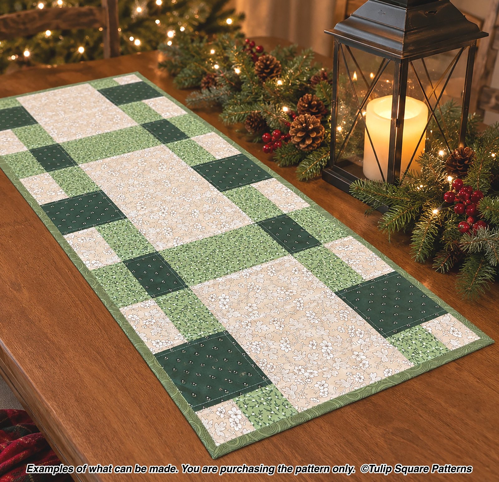 Patchwork Picnic Quilted Table Runner Pattern