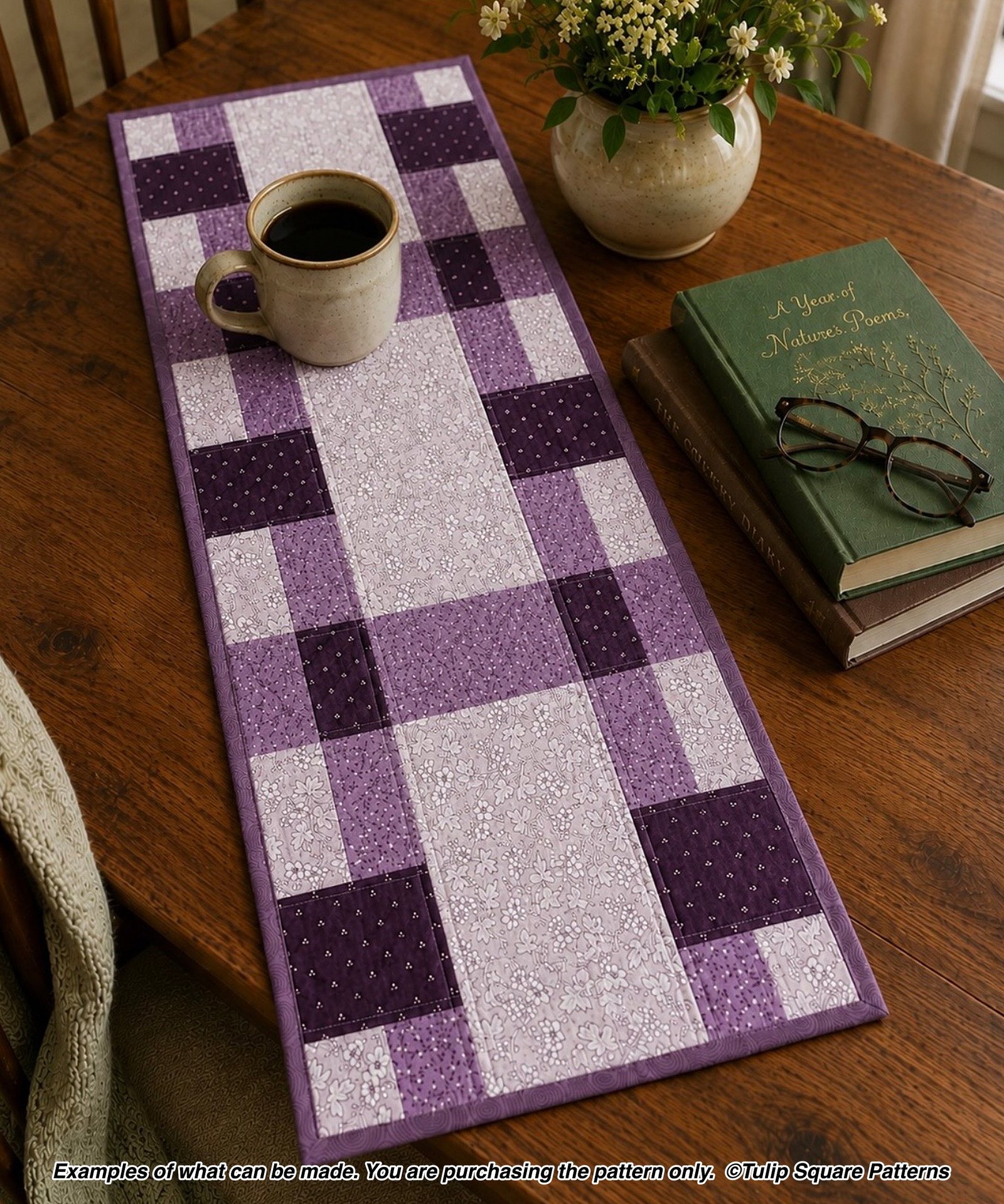 Patchwork Picnic Quilted Table Runner Pattern